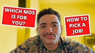 How To Pick A Job In The Marine Corps | How To Pick A Military Job