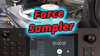 Akai Force Sampler Overview (Recording Vinyl)