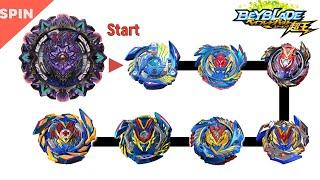 Beyblade Burst Sparking Variant Lucifer vs ALL Valkyrie 바리언트 루시퍼 VS 올 발키리 베이블레이드 버스트 슈퍼킹 ベイブレードバースト