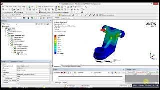 ANSYS Mechanical Tutorial-The Support Bracket -von Mises Stress,factor of safety and  deformation