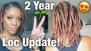 Two Year Loc Update! | Two Strand Twist Loc Journey