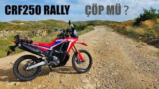 HONDA CRF 250 RALLY TEST - REVIEW | NORMAL VATANDAŞ MOTORSİKLET YORUMLUYOR | ANTALYA - TÜRKİYE