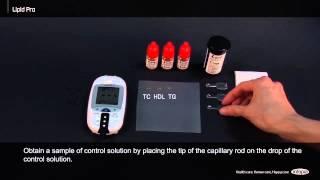 [infopia] LipidPro_ instruction video_#11. Quality control with Control solution for Lipid profile