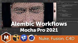Boris FX Mocha Pro 2021: Alembic for Nuke, Fusion, and C4D