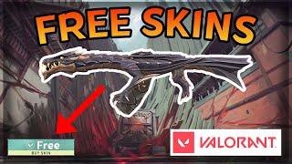 HOW TO GET FREE SKINS IN VALORANT!