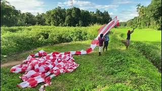 ලංකාවේ දිගම නයි සරුංගලය මෙන්න  | #kites | srilanka kites | Beautiful kites| sarungal yavamu | ලස්සන