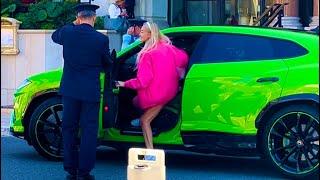 RICH AND BEAUTIFUL LADIES MONACO 2024 vol.3 | SUPERCARS BILLIONAIRES LUXURY LIFESTYLE | Lamborghini