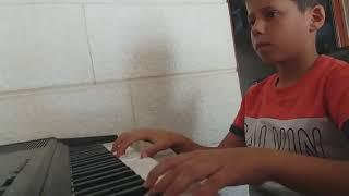 ابراهيم بشار جربوع ومعزوفة Waltz in C على آلة البيانو