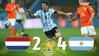 Netherlands 0 (2) x (4) 0 Argentina ● 2014 World Cup Semifinal Extended Goals & Highlights HD