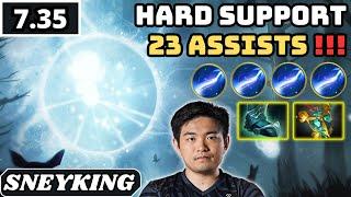 New PATCH 7.35 - Sneyking Io Hard Support Gameplay 23 ASSISTS - Dota 2 Full Match Gameplay