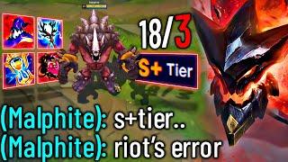 AP MALPHITE IS S+ TIER... THAT'S RIOT'S ERROR