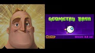 Mr. Incredible Becoming Canny (Geometry dash 2.2 news my reaction)