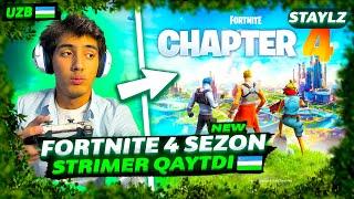 FORTNITE 4 CHAPTER - O'ZBEKCHA STRIMER LETSPLAY | STAYLzy #1