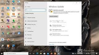 PAUSE WINDOWS 10 UPDATES TO SAVE DATA