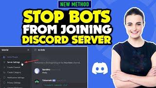 How to stop bots from joining discord server 2025 | Remove Spam Bots In Discord