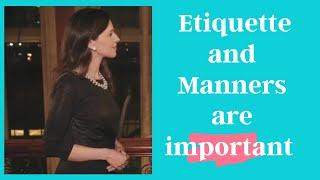 Etiquette and manners are important (English Subtitle); See below online course info + discount