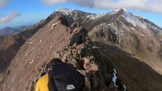 When the fear hits on Crib Goch