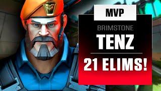 BRIMSTONE IS STRONG - SEN TENZ! MVP! [ Valorant Pro Replays ]