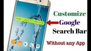 How to customize Google Search Bar Without Any Application. || AMIT KUMAR