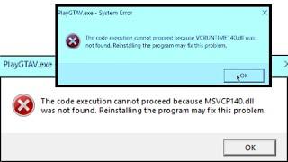 How to fix VCRUNTIME140.dll and MSVCP140.dll errors in GTA 5 | TFAROTGaming