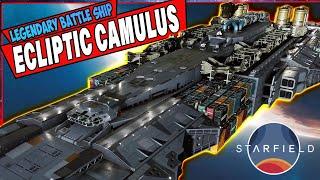 Starfield - Legendary Class M Ship The Ecliptic Battleship Camulus Breakdown