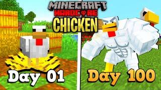 Surviving 100 Days As A Chicken In Minecraft Hardcore Hindi #minecraft100days #minecrafthardcore