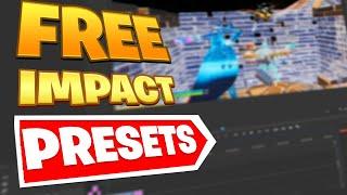 Free Fortnite Preset Pack for Premiere Pro!! (Impact Effects)