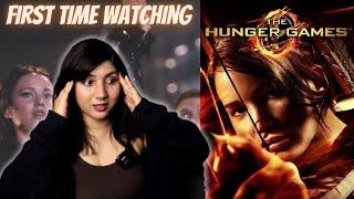 *crazy good* The Hunger Games MOVIE REACTION (first time watching)