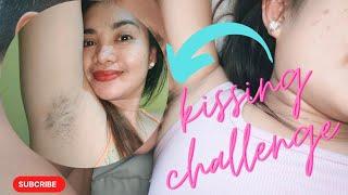 hairy armpit kissing challenge