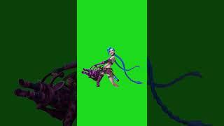 Free To Use BGMI PUBG JINX Character Green Screen #bgmi #pubg #loganvila #character #green #jinx