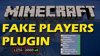 Simulate players in Minecraft with Fake Players Plugin