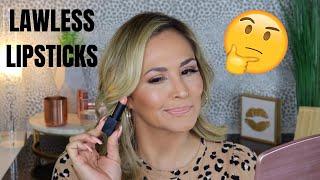 LAWLESS NUDE LIPSTICKS||TRY ON & REVIEW!
