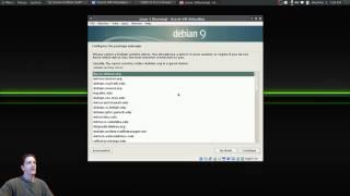 Installing Debian stretch 9  ( on Virtualbox )