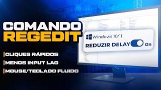 COMANDO REGEDIT PARA OTIMIZAR O PC E TER MENOS INPUT LAG NOS JOGOS ! REDUZIR DELAY NOS JOGOS !