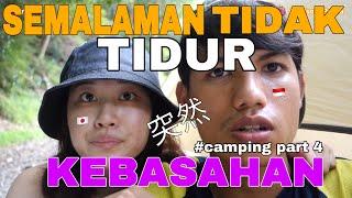 CEWEK JEPANG TIDAK BISA TIDUR DI TEMPAT CAMPING #vlog #camping #cewekjepang