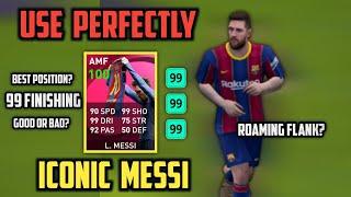 How to Use Iconic Messi Perfectly in Pes2021 • Best Finisher in Pes | Player Review