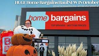 HUGE Home Bargains Haul|NEW IN October