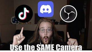 How to use the SAME Camera in Multiple Apps - OBS Virtual Camera (OBS, TikTok LIVE Studio, Discord)