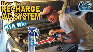 How To Recharge A/C System - KIA Rio (Andy’s Garage: Episode - 211)