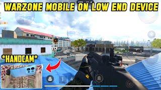 WARZONE MOBILE TEST ON LOW END DEVICE | INFINIX NOTE 30 5G | DIMENSITY 6080 *HANDCAM*