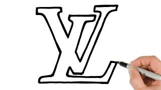 How to Draw Louis Vuitton Logo