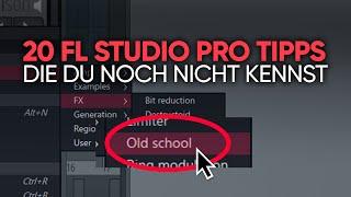 20 FL STUDIO PRO TIPPS die du noch NICHT KENNST