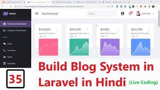 (35) Display Dynamic Post On Website | Build Blog System in Laravel