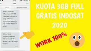 KUOTA GRATIS INDOSAT TERBARU 2020 WORK 100%