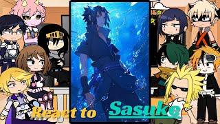 𝙋𝙧𝙤 𝙝𝙚𝙧𝙤𝙚𝙨 𝙧𝙚𝙖𝙘𝙩 𝙩𝙤 sasuke uchiha | MHA BNHA | Gacha life | deku | naruto shippuden | obito