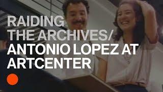 Antonio Lopez at ArtCenter, 1983