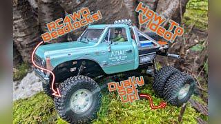 How To Make 1/24 Dually Beadlocks! SCX24 C10 Gets Some New Shoes!