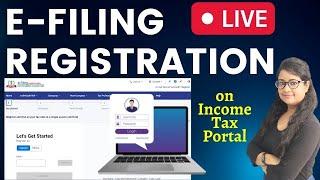 How to Register for E-filing on Income Tax Portal | Income Tax Registration | Income Tax Return