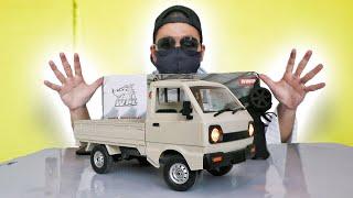 WPL-D12 (Suzuki Carry ST30) 1/10 Scale R/C - Unboxing, Test, Review! (SUPER REALISTIC!)