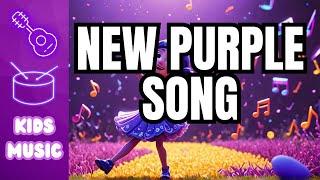 New Purple Color Song for Kindergarten | Purple Song | Learn Colours for Kids